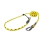Preview: EASYLONG Hundeleine TWIST - L - 2,5m - gelber Python
